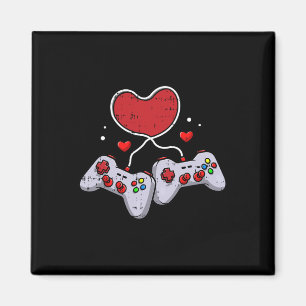 Aimant Contrôleur de jeu vidéo Valentines Jour Cool Jeu G