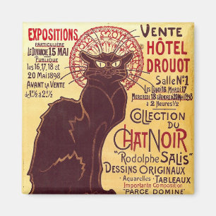 Aimant Conversation vintage Noir, Vente Hôtel Drouot Ste