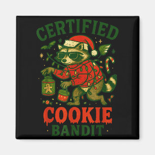 Aimant Cookie Bandit Certifié, Funny Christmas Lights Ra