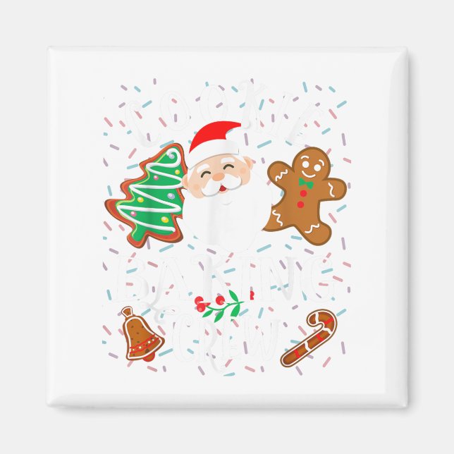 Aimant Cookie de Noël Cuisine d'équipage Cookie Crew Fami (Devant)