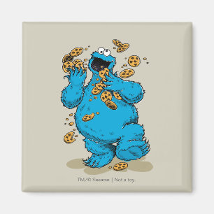 Aimant Cookie Monster Crazy Cookies