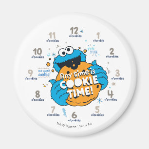 Aimant Cookie Monster N'importe quelle heure est l'heur