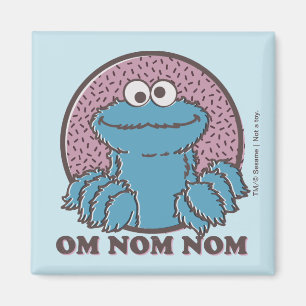 Aimant Cookie Monster Om Nom Nom