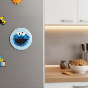 Aimant Cookie Monster   Tendance de l'aquarelle