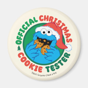 Aimant Cookie Monster Tester officiel de biscuits de No