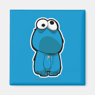 Aimant Cookie Monster Zombie
