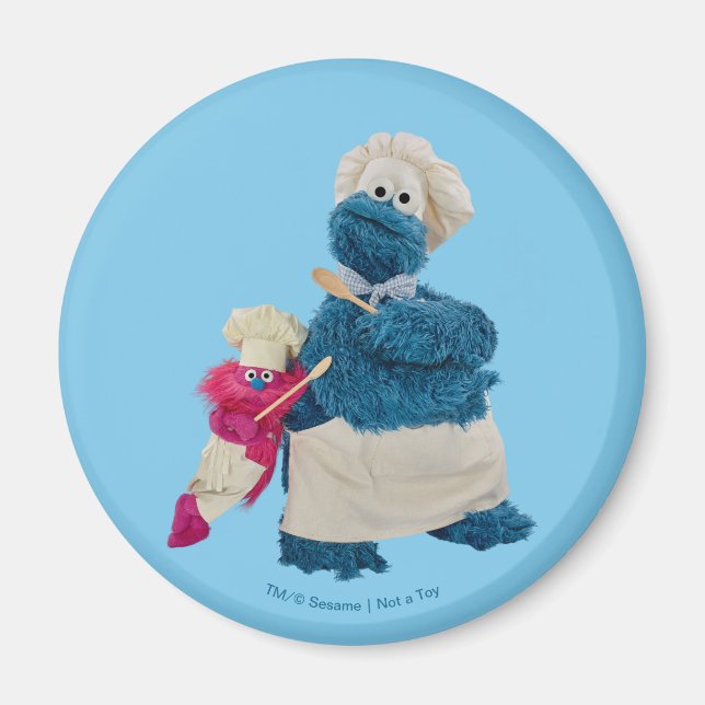 Aimant Cookie Monster's Food Truck Partners (Devant)
