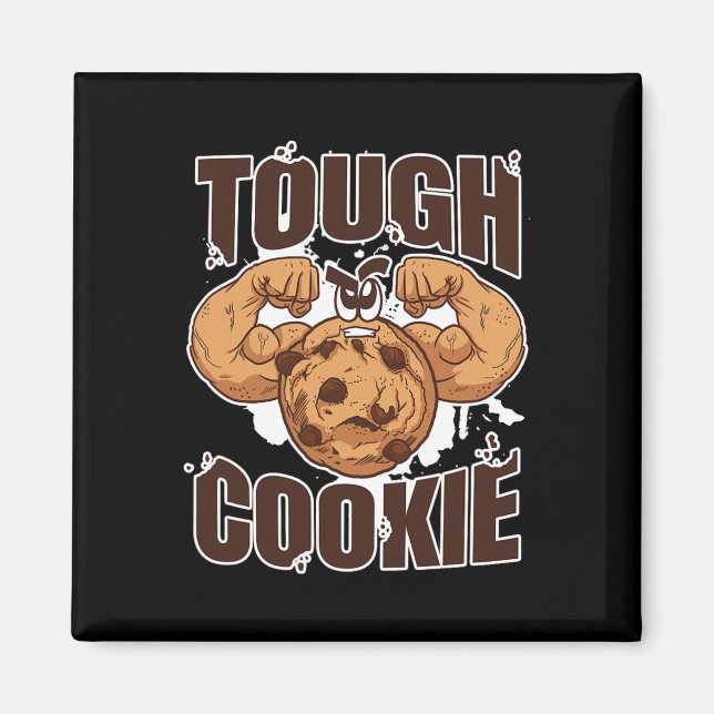 Aimant Cookie robuste Bodybuilding Alimentation Lover Mus (Devant)