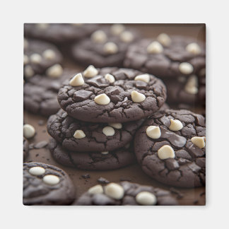 Aimant Cookies au Chocolat Noir avec Morceaux de Chocolat