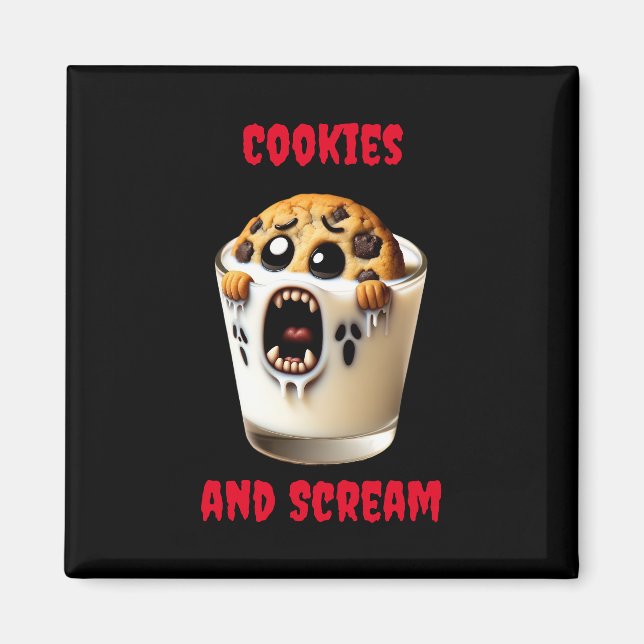 Aimant Cookies et cris (Devant)