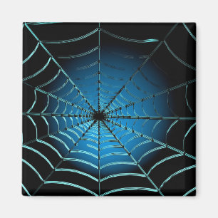 Aimant Cool Blue Spider Web