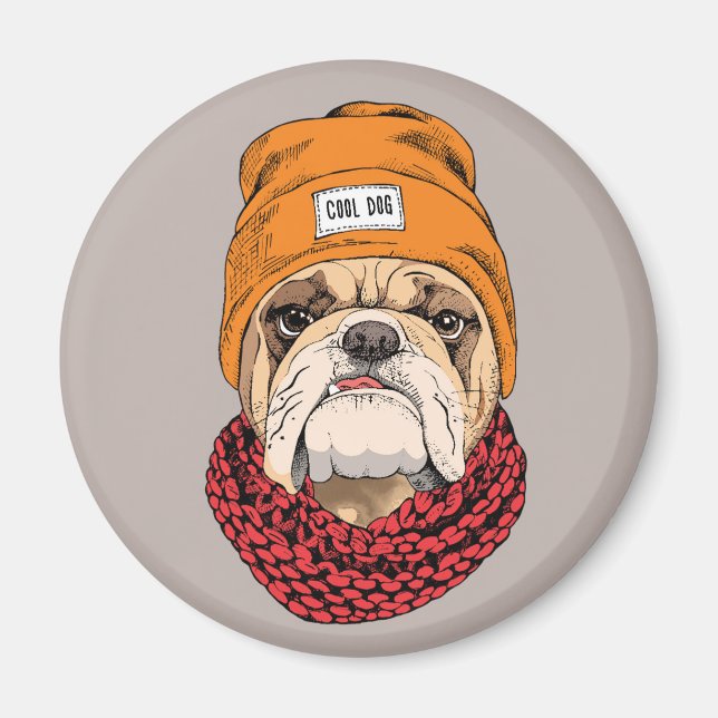 Aimant Cool Bulldog (Devant)