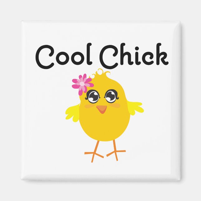 Aimant Cool Chick (Devant)
