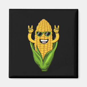 Aimant Cool Corn Art Hommes Femmes Agricultrices Danser C