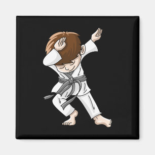 Aimant Cool Dabbing Karate Boy Funny Hip-hop Judo Dancing