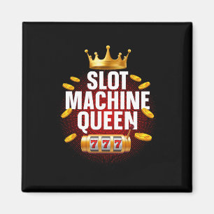 Aimant Cool Machine à sous Queen Art Pour Femmes Girls Ca