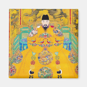 Aimant Cool oriental classique chinois boisé empereur art