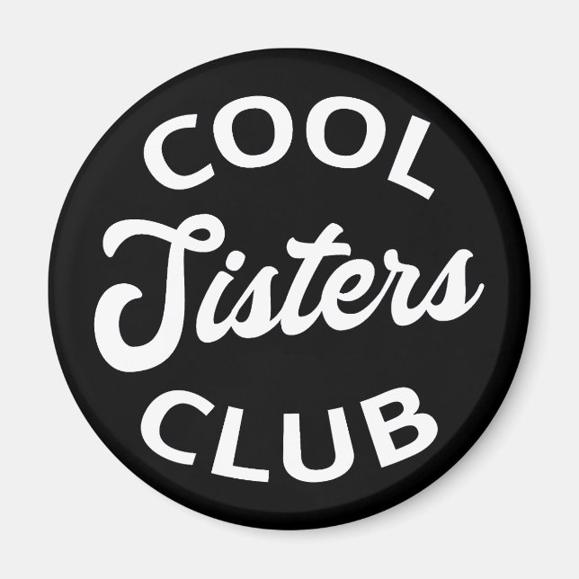 Aimant Cool Sisters Club I (Devant)