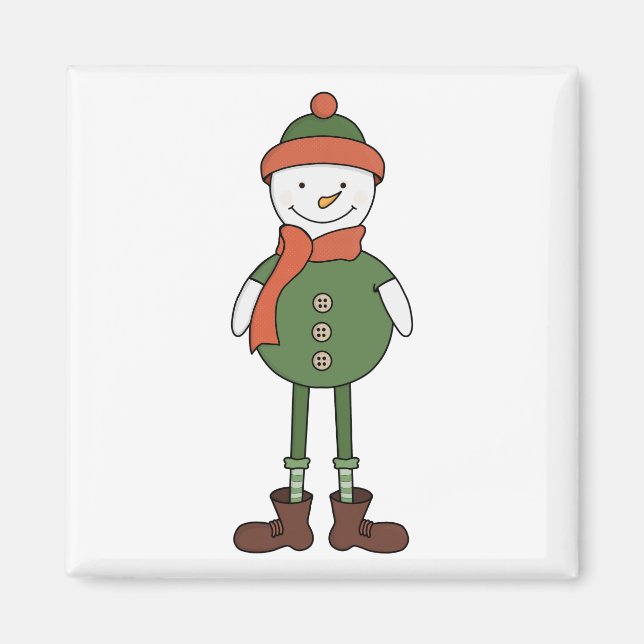 Aimant Cool Snowman (Devant)