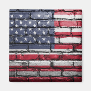 Aimant Cool USA Drapeau design