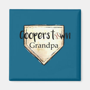 Aimant Cooperstown Ny Papy Design De Baseball Mignon