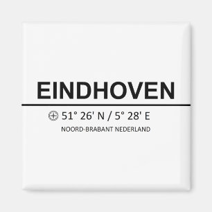 Aimant Coordinats d'Eindhoven - Coordinates d'Eindhoven