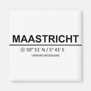 Aimant Coordonnées de Maastricht - Coordonnées de Maastri