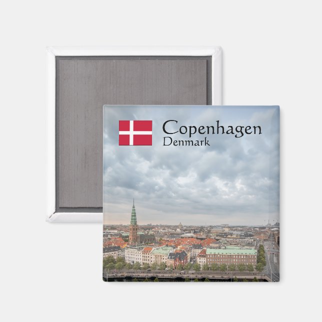 Aimant Copenhague Danemark (Recto/Verso)