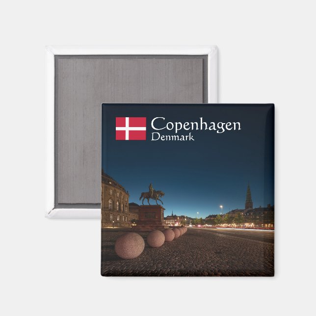 Aimant Copenhague Danemark (Recto/Verso)