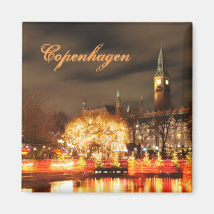 Aimant Copenhague, Danemark la nuit
