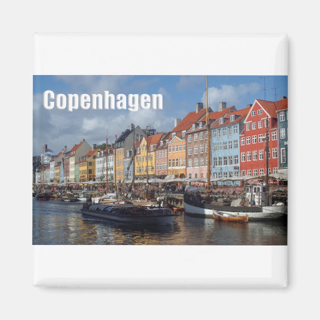 Aimant Copenhague Danemark Nyhavn (Devant)