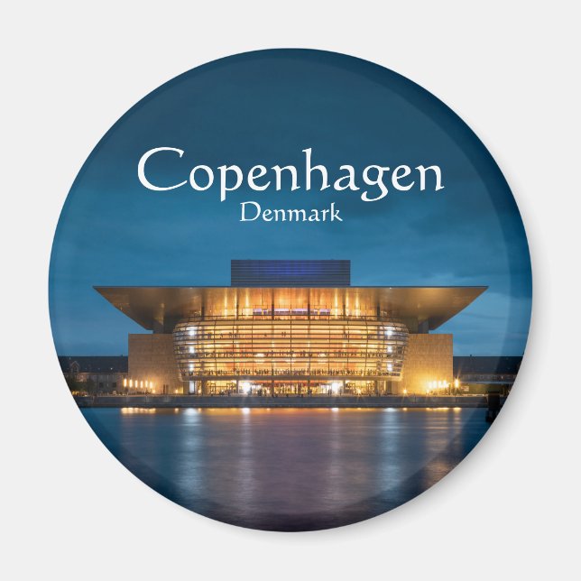 Aimant Copenhague Danemark Souvenir (Devant)