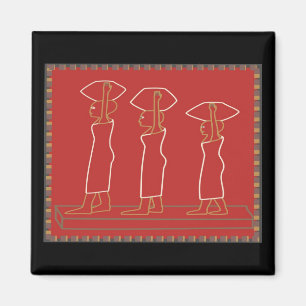 Aimant copie #3 de gravure sur bois