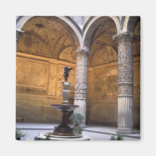 Aimant Copie de Putto avec dauphin par Andrea del