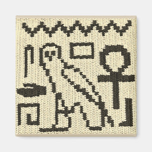 Aimant Copie naturelle de crochet d'hiéroglyphes d'Ankh