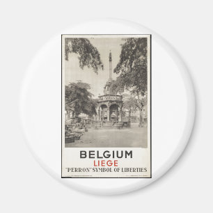 Aimant Copies d'annonce d'affiche de Vintage voyage