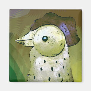 Aimant Coq Abstrait 1