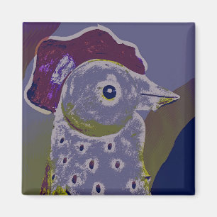 Aimant Coq Abstrait 2