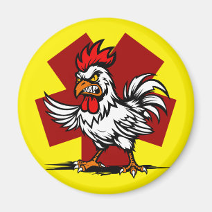 Aimant Coq en colère