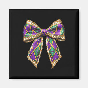 Aimant Coquette Bow Mardi Gras Nouvelle-Orléans Louisiane