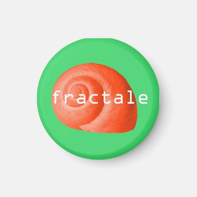 Aimant Coquillage. Fractale (Devant)