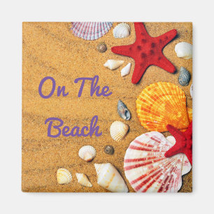 Aimant Coquillages de plage de sable tropical Starfish