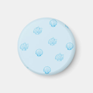 Aimant Coquilles Saint-Jacques Contour Minimalisme