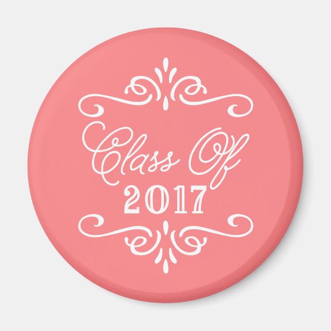 Aimant Corail vintage | Graduation (Devant)