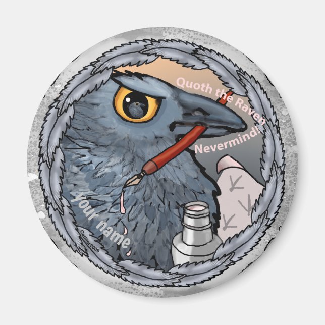 Aimant Corbeau Sans Importance  (Devant)