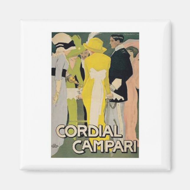 Aimant Cordial Campari 2 (Devant)