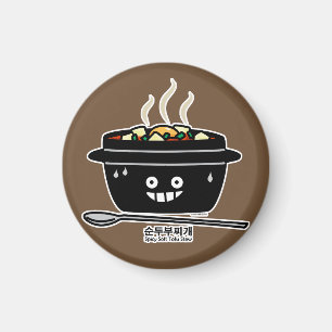 Aimant Coréen Spicy Tofu Stew soupe Sundubu jjiges