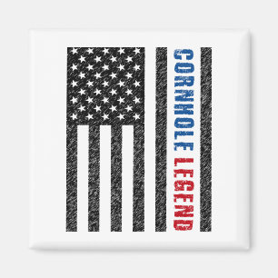 Aimant Cornhole Legend USA