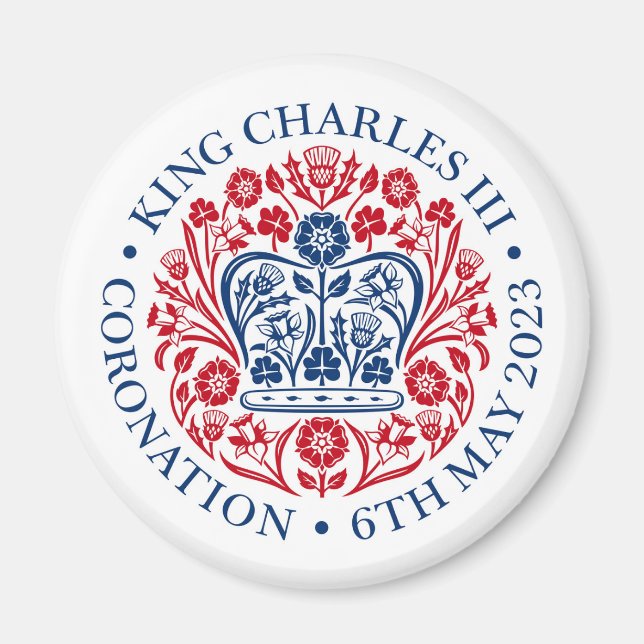 Aimant Coronation du roi Charles III (Devant)