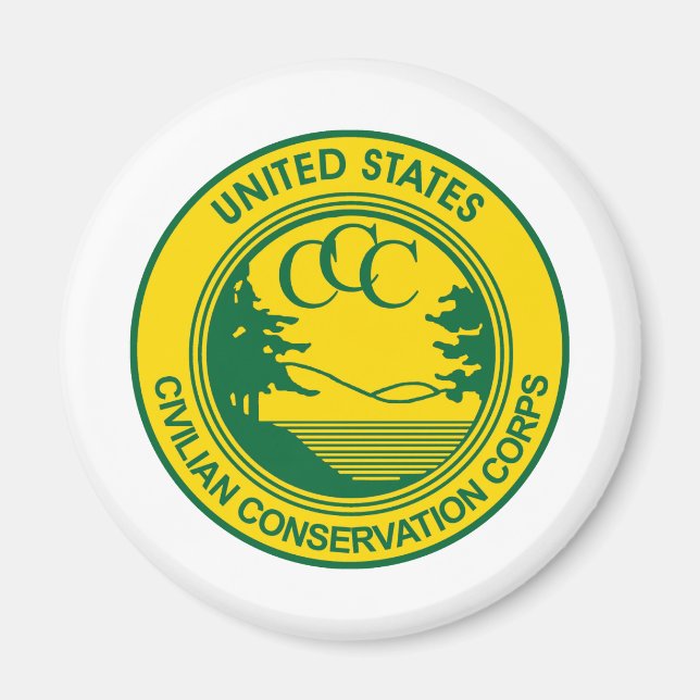 Aimant Corps civil de conservation de la CCC (Devant)